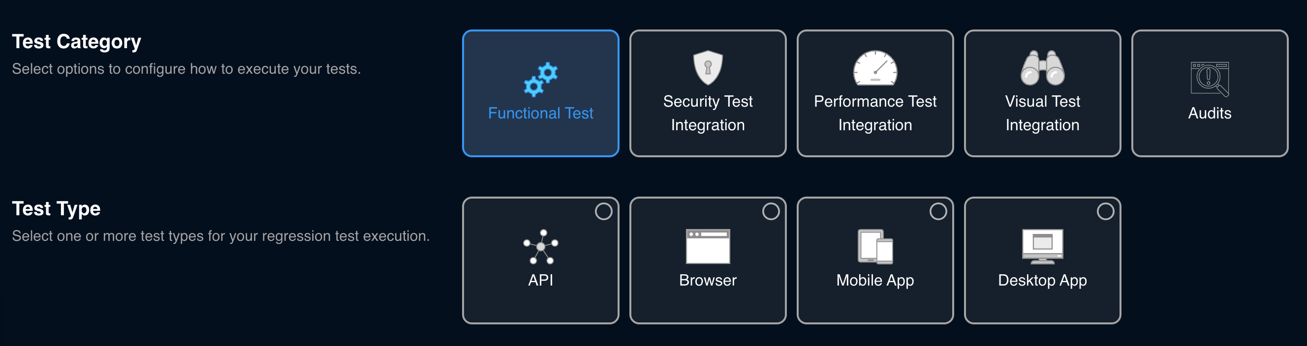 Flare Configuration for Functional Test